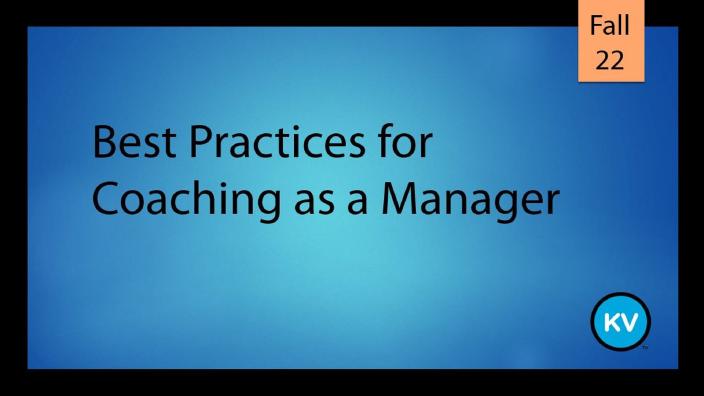 Best Practices for Coaching as a Manager Screenshot